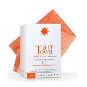 Tan Towel 3 in 1 Exfoliating Towelette 10 pack
