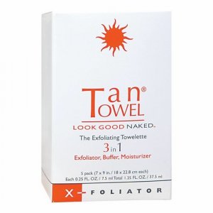 Tan Towel 3 in 1 Exfoliating Towelette 5 pack