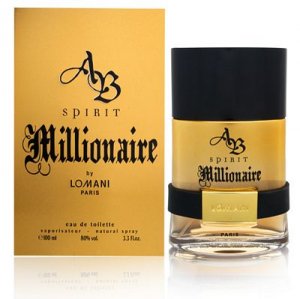 AB Spirit Millionaire by Lomani 3.4 oz EDT for men