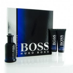 Boss Bottled Night by Hugo Boss 3 Pc Gift Set for men