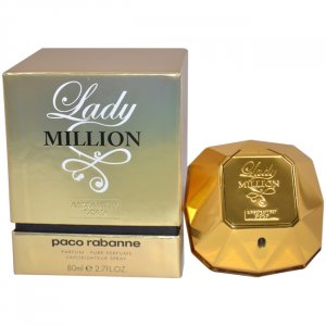 Lady Million Absolutely Gold by Paco Rabanne 2.7 oz Pure Perfume