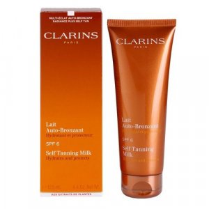 Clarins Self Tanning Milk SPF 6 Sunscreen 4.2 oz / 125ml