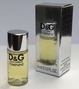 D & G Feminine by Dolce & Gabbana 0.13 oz EDT splash for women