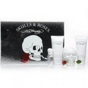 Ed Hardy Skulls & Roses 3.4 oz EDP giftset for women